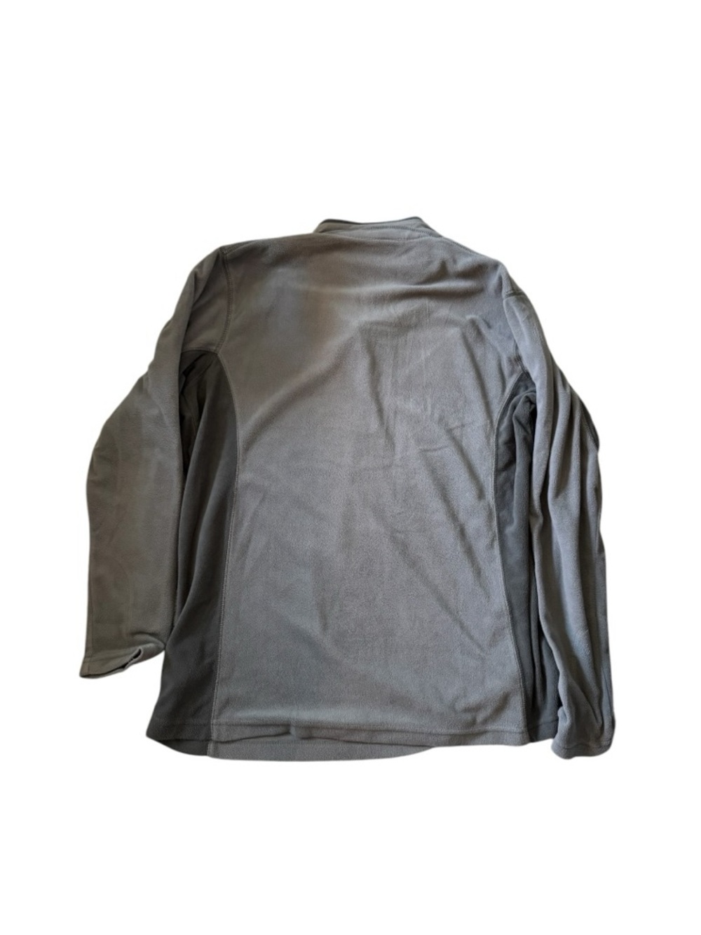 Columbia Men's Gray Zip-Up Fleece Pullover - Picture 4 of 4